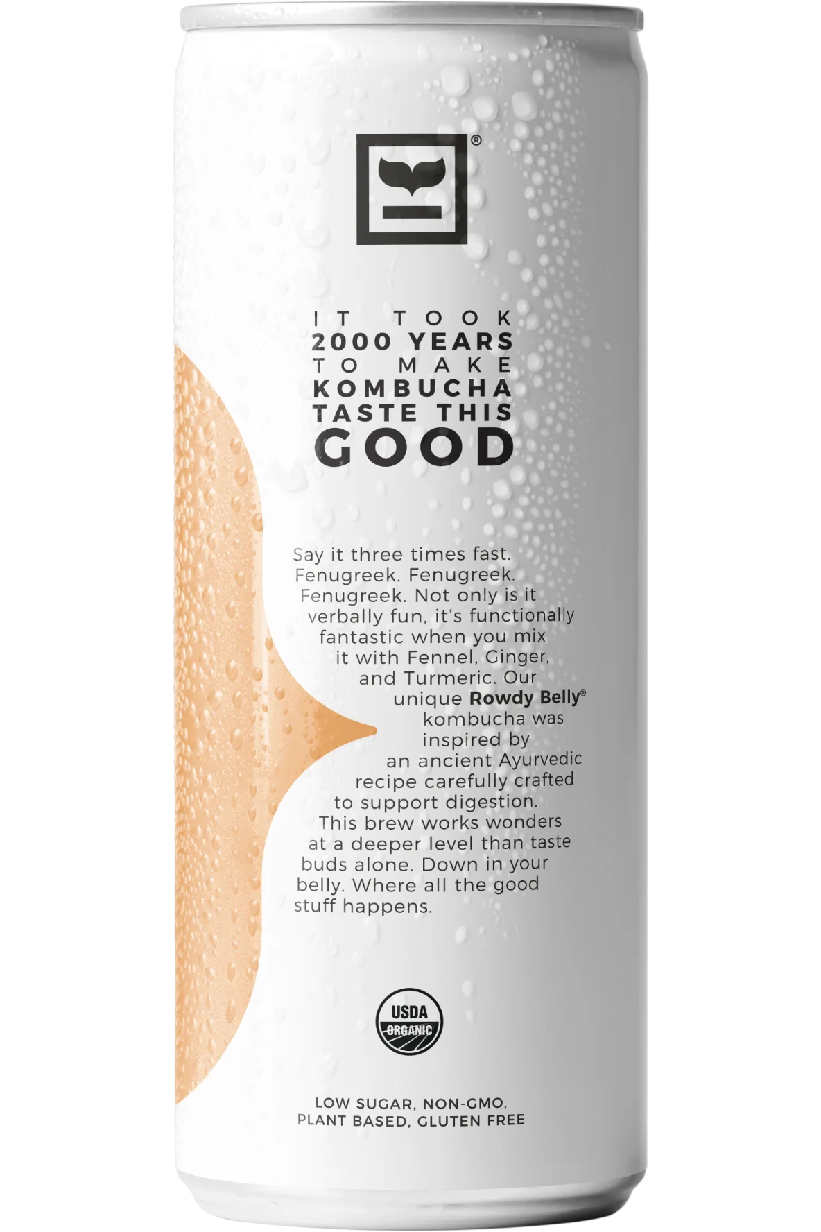 Rowdy Mermaid Kombucha - Rowdy Belly -- case of 12