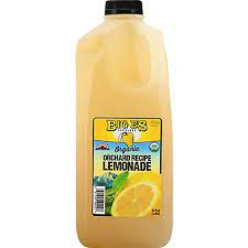 Organic Juice - Lemonade -- one gallon jug