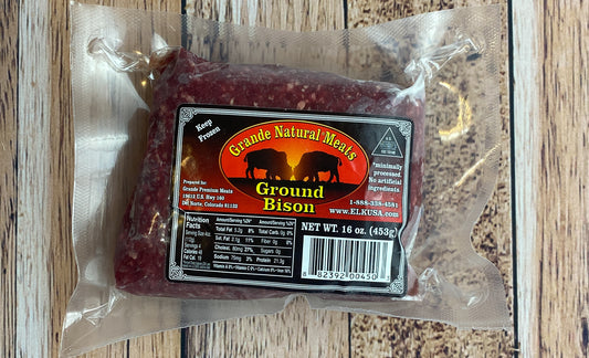 Ground Bison -- 1 lb. package