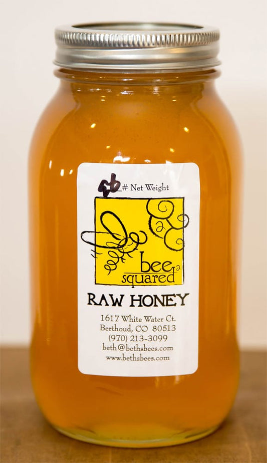 Clover Honey -- 3 lb quart jar
