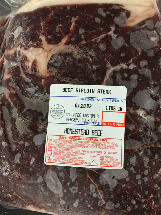Beef: Sirloin Tip Steaks