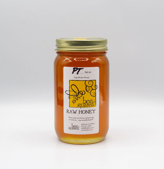 Local Clover Honey -- 1 pint glass jar