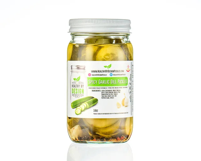 Spicy Garlic Dill Pickles - Organic