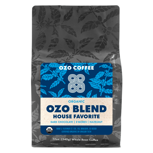 OZO Blend -- Organic Freshly Roasted Whole Bean Coffee - 12oz bag