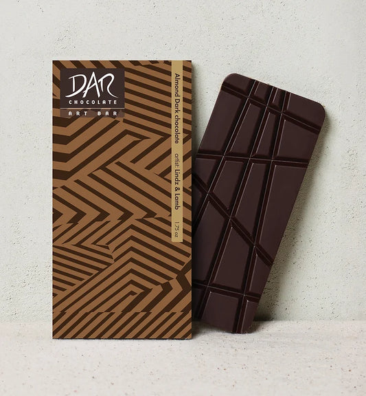 DAR Almonds Bar dark chocolate (43%) -- 1.75oz