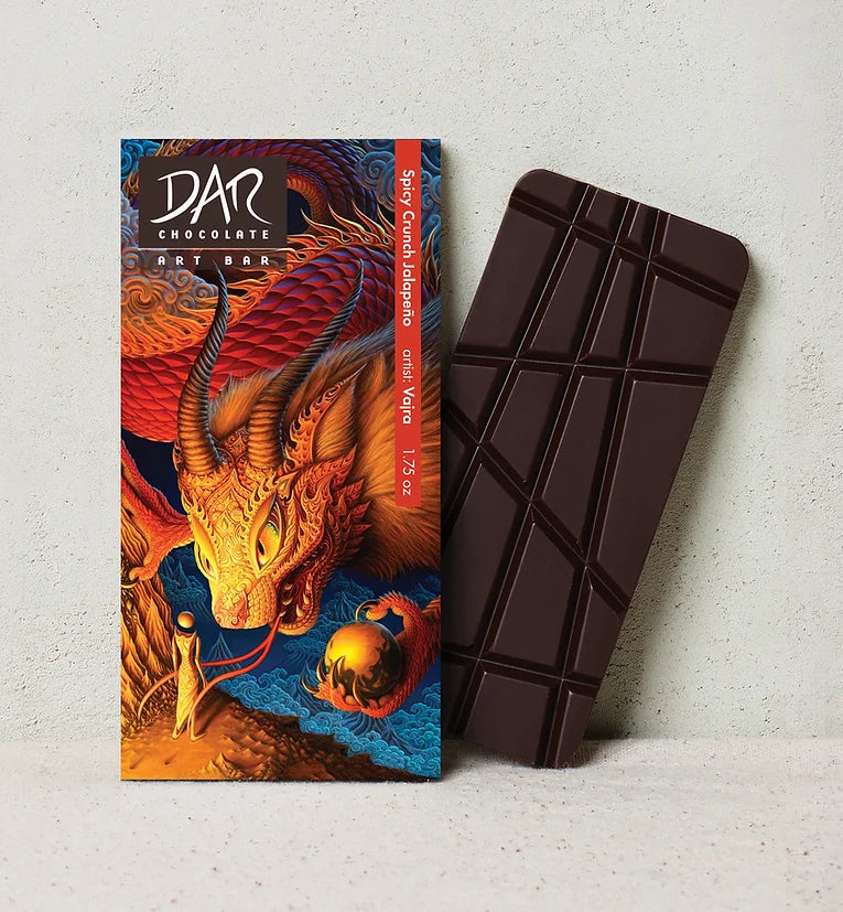 DAR Jalapeño Bar dark chocolate (72%) -- 1.75oz