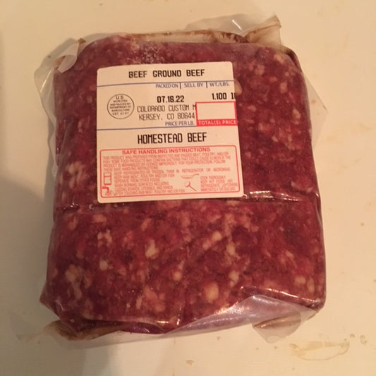 Ground Beef -- per package