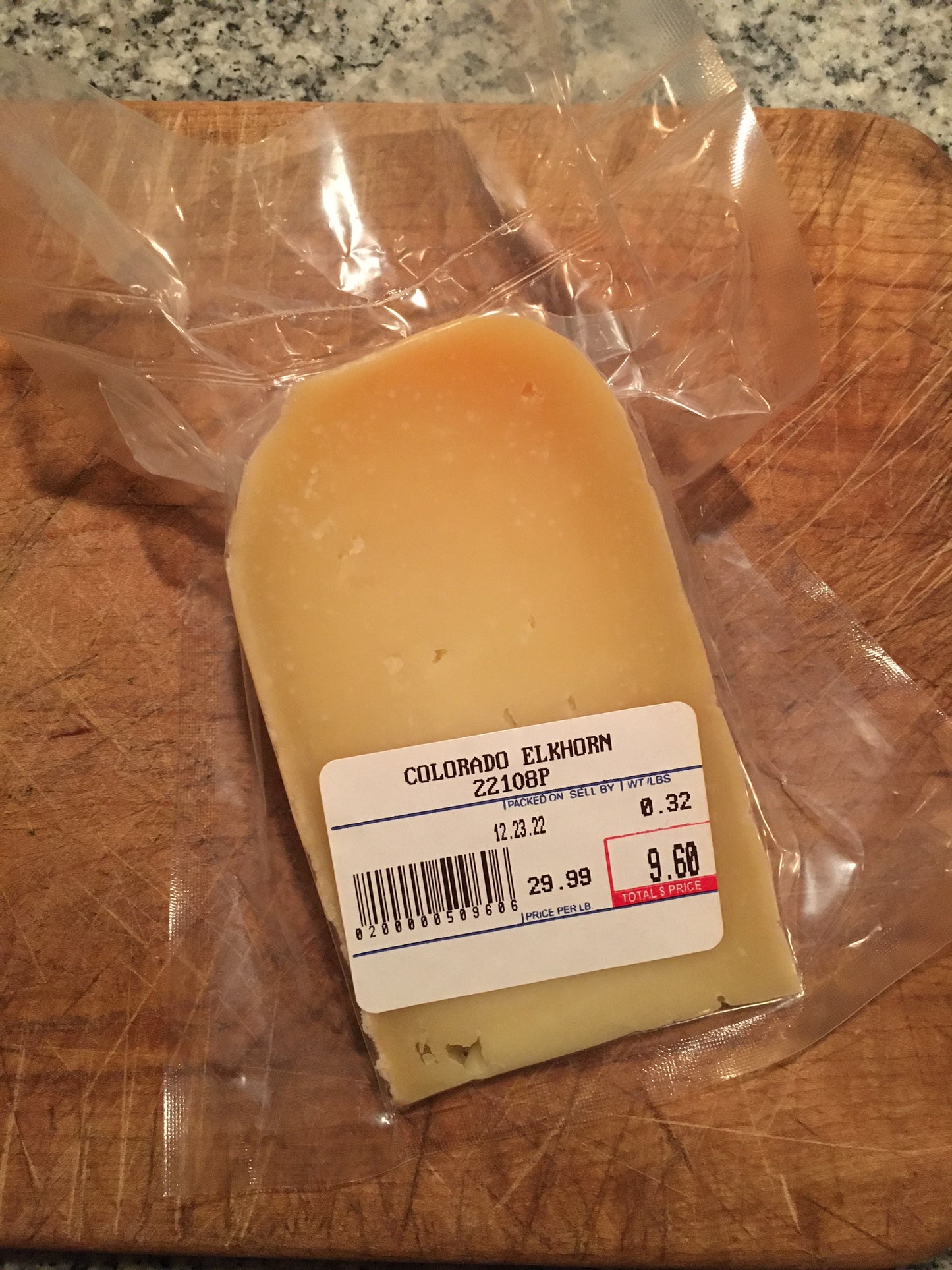 Cheese: Elkhorn -- approx. 5.5oz